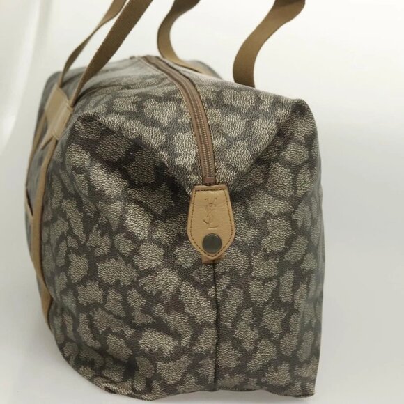 SAINT LAURENT Boston Bag PVC Canvas Gray - Picture 6 of 15